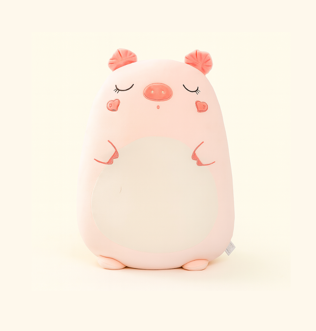 Lola | Pink Pig Plush Pillow