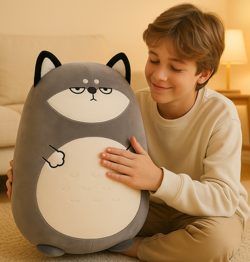 Hoshi | Husky Plush Pillow