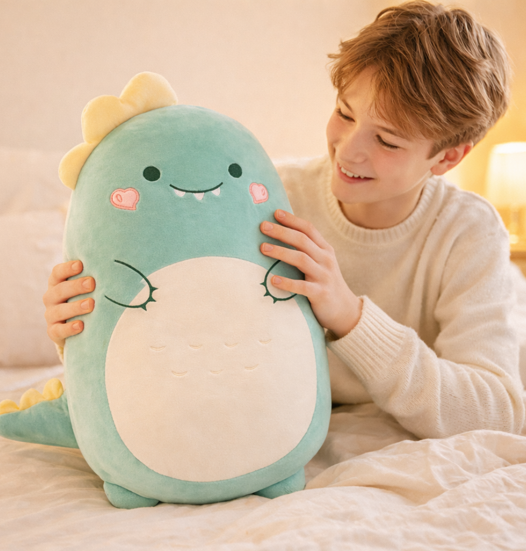 Nori | Dinosaur Plush Pillow