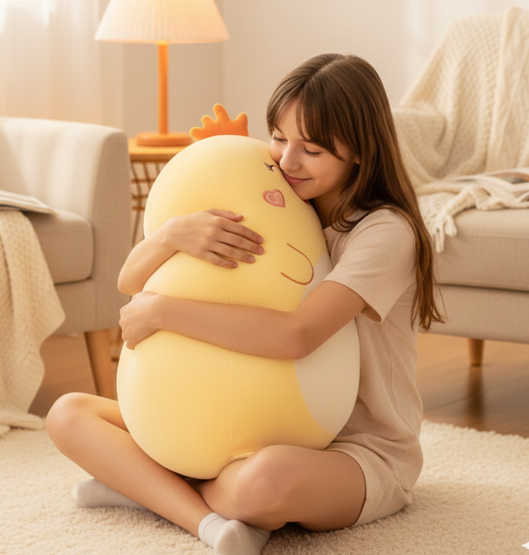 Poppy | Chicken Plush Pillow