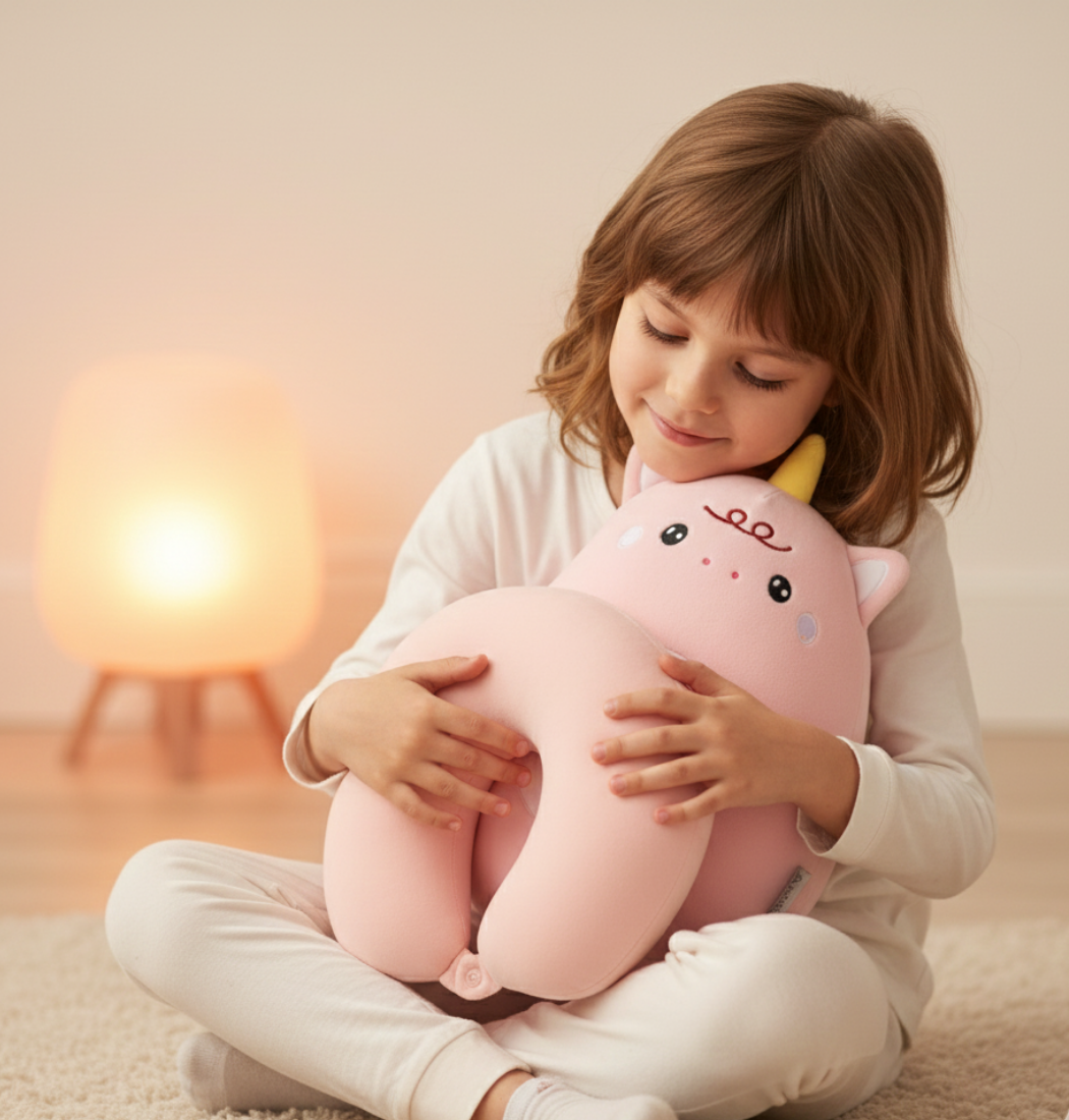 Rexy | Pink Dinosaur Neck Pillow