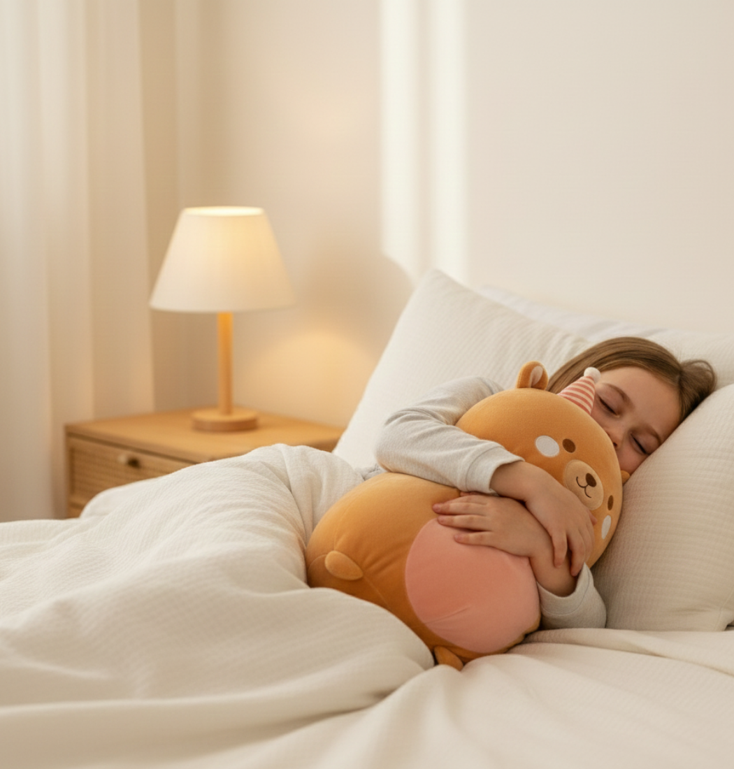 Benny | Brown Bear Plush Pillow