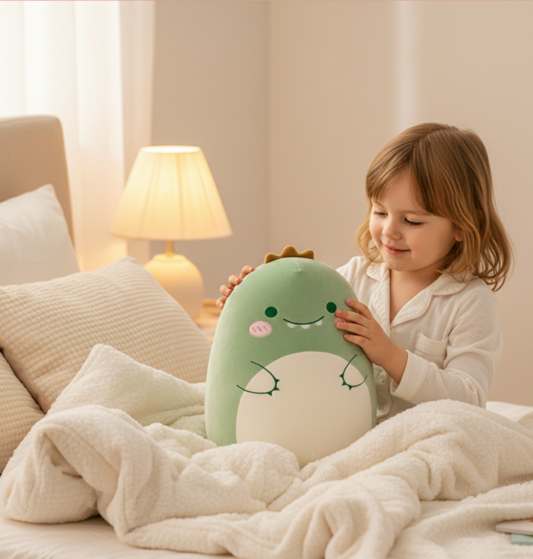 Bino | Soft  Dinosaur Plush Pillow