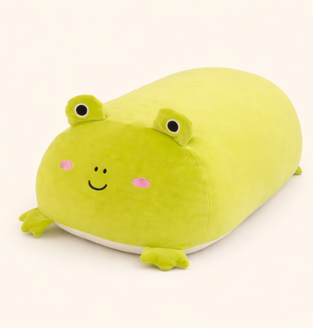 Hoppy | Frog Plush Pillow Cushion