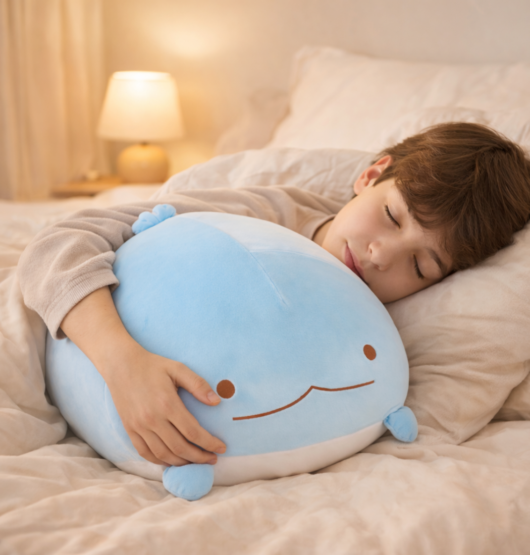 Tidey | Blue Plush Pillow Cushion