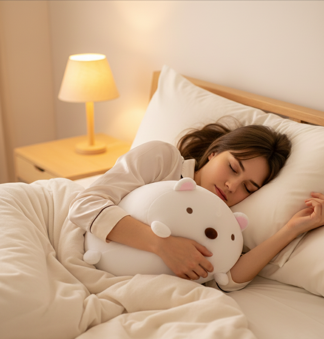 Mallow | Bear Plush Pillow Cushion