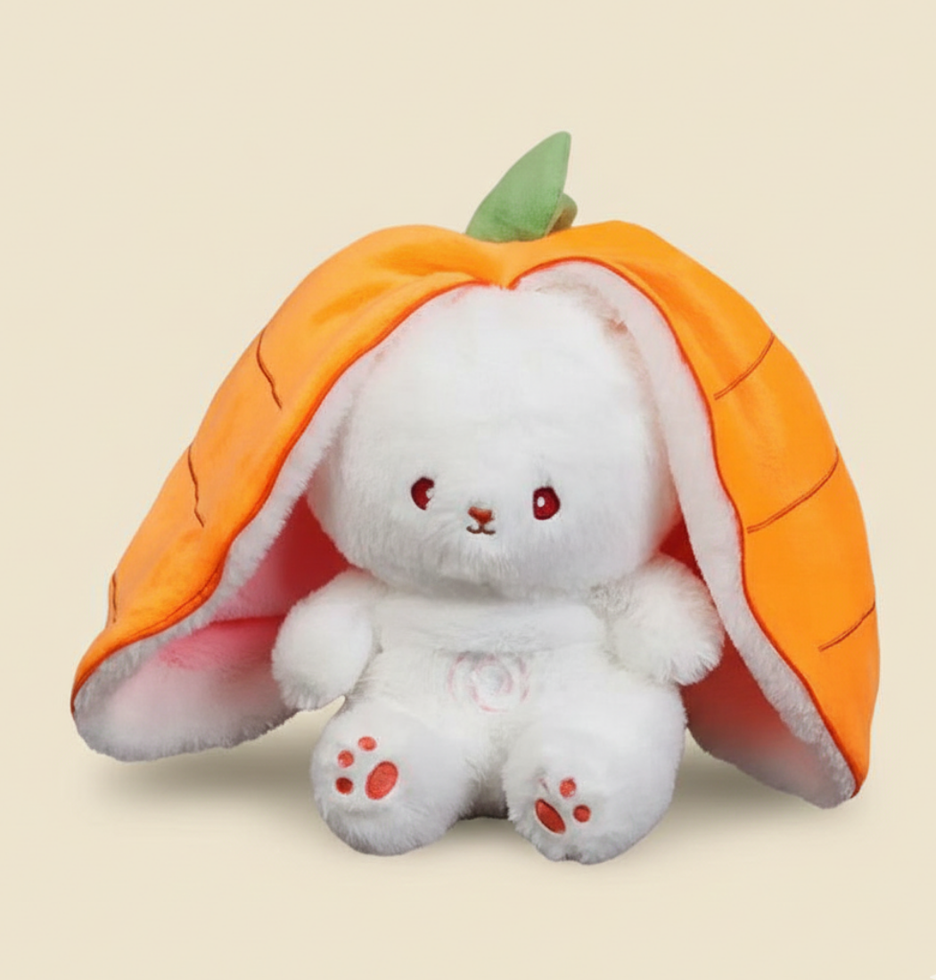 Winky | Orange Rabbit Breathing Plush