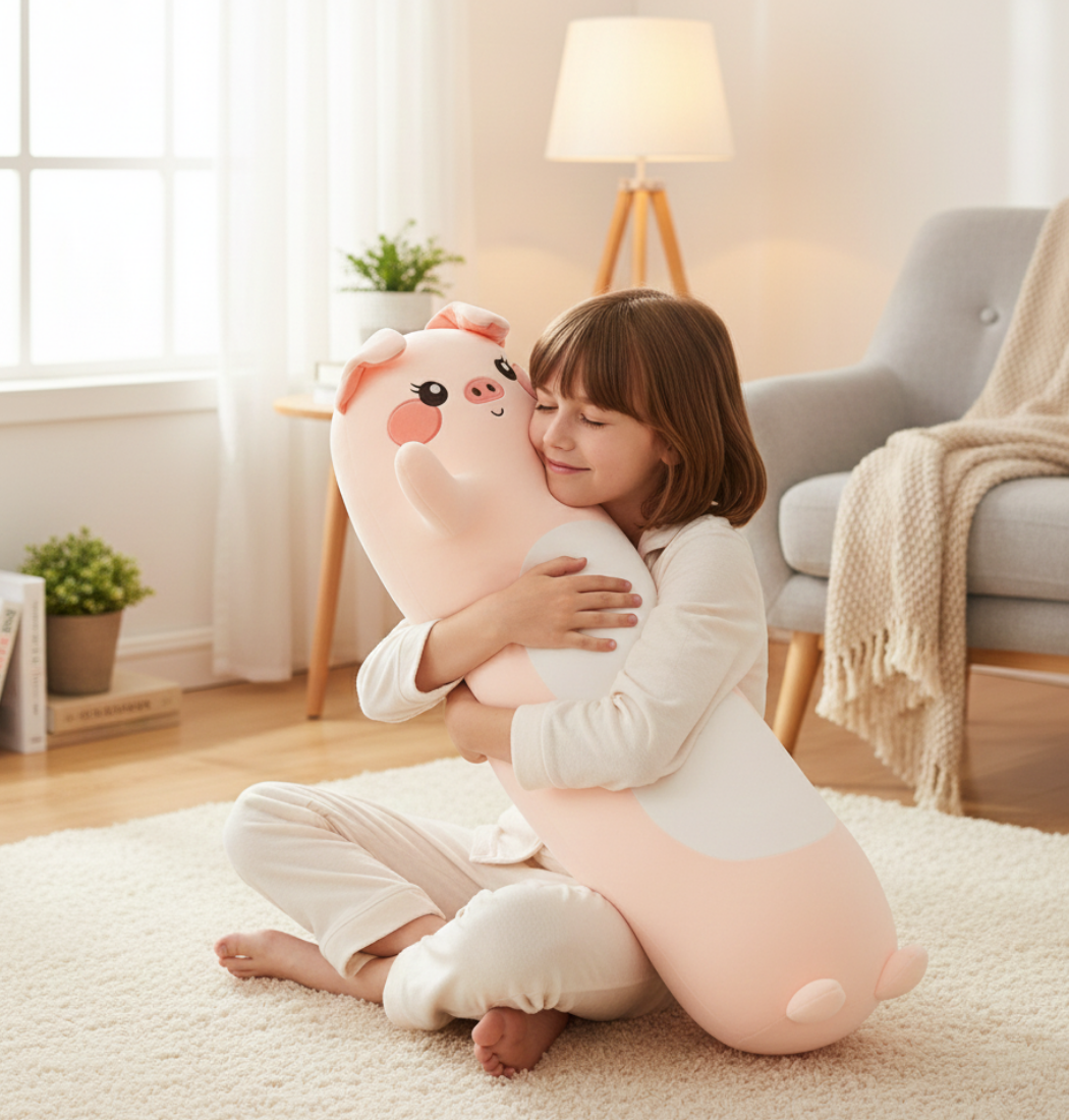 Sona | Pink Pig Plush Pillow