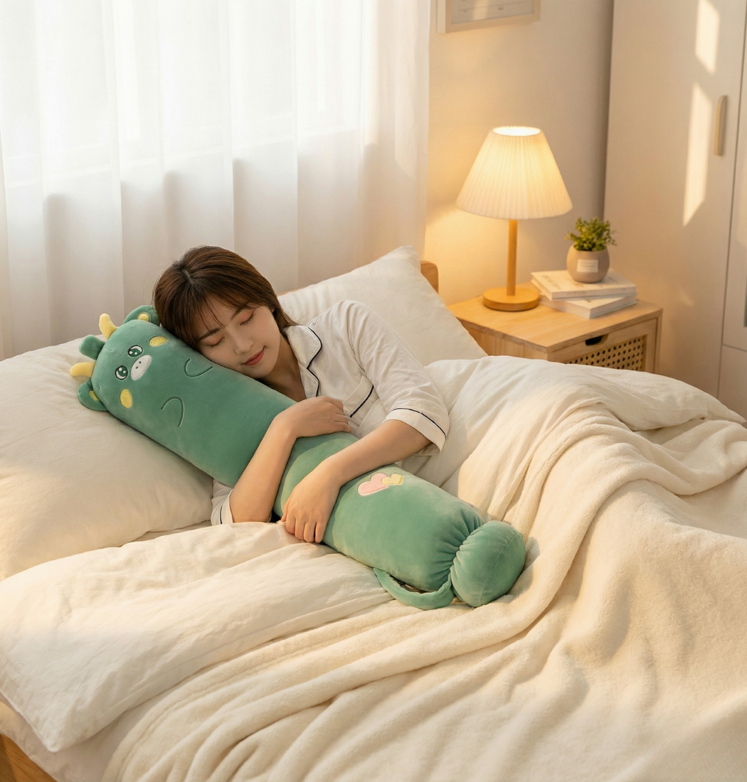 Cuddly Green Animal Plush Hot Water Bag – Soft Comfort for Kids and Adults