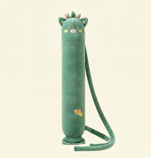 Cuddly Green Animal Plush Hot Water Bag – Soft Comfort for Kids and Adults