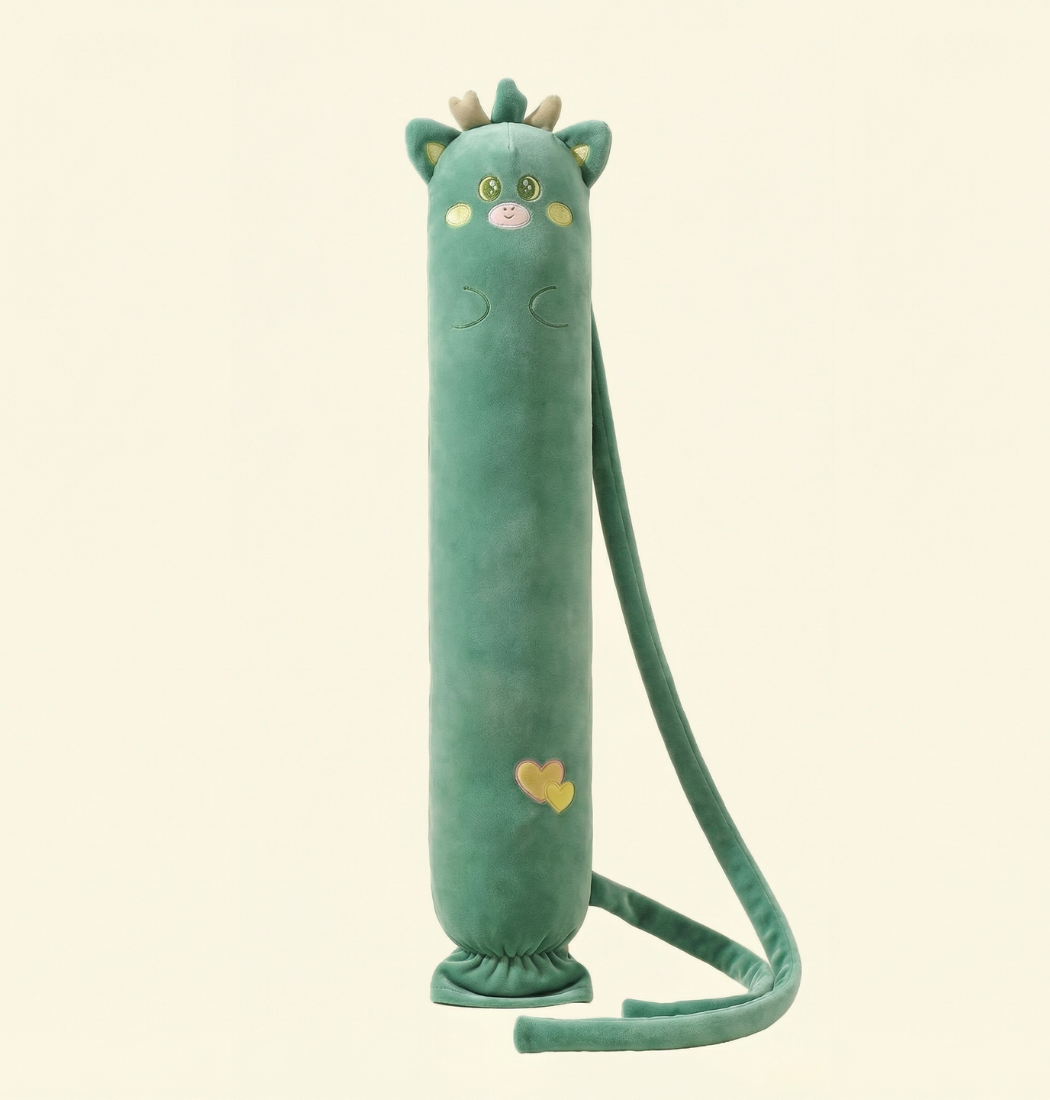 Cuddly Green Animal Plush Hot Water Bag – Soft Comfort for Kids and Adults