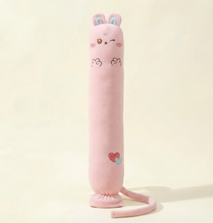 Cuddly Pink Animal Plush Hot Water Bag – Soft Comfort for Kids and Adults