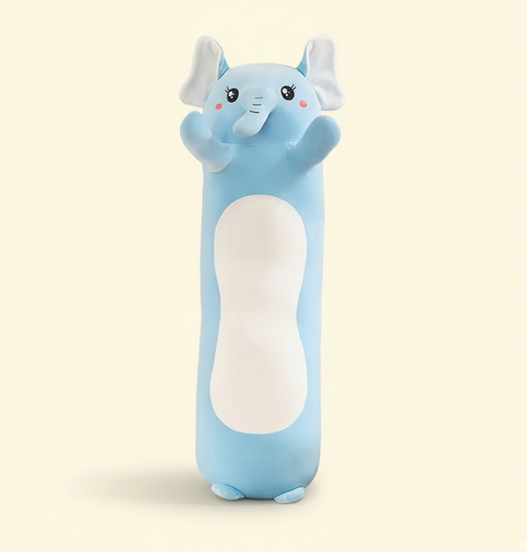 Lumi | Blue Elephant Plush Pillow
