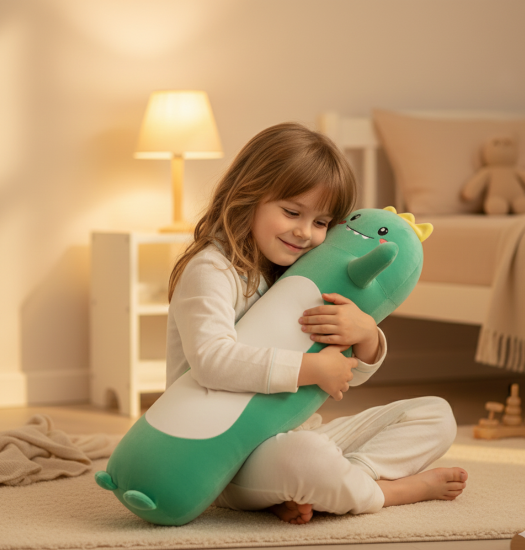 Timiroo | Green Dino Plush Pillow