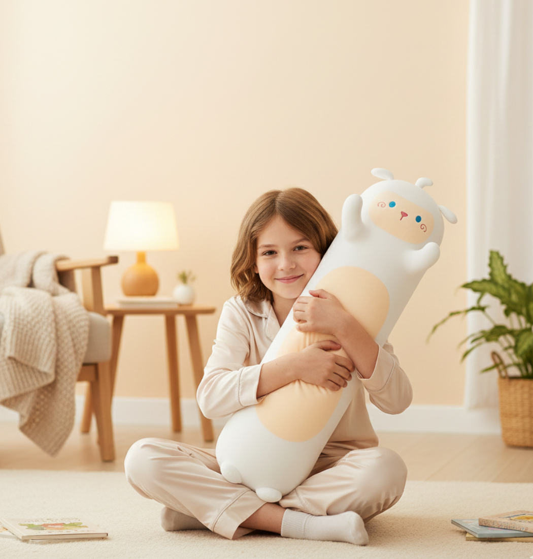 Fuzzle | Sheep Plush Pillow