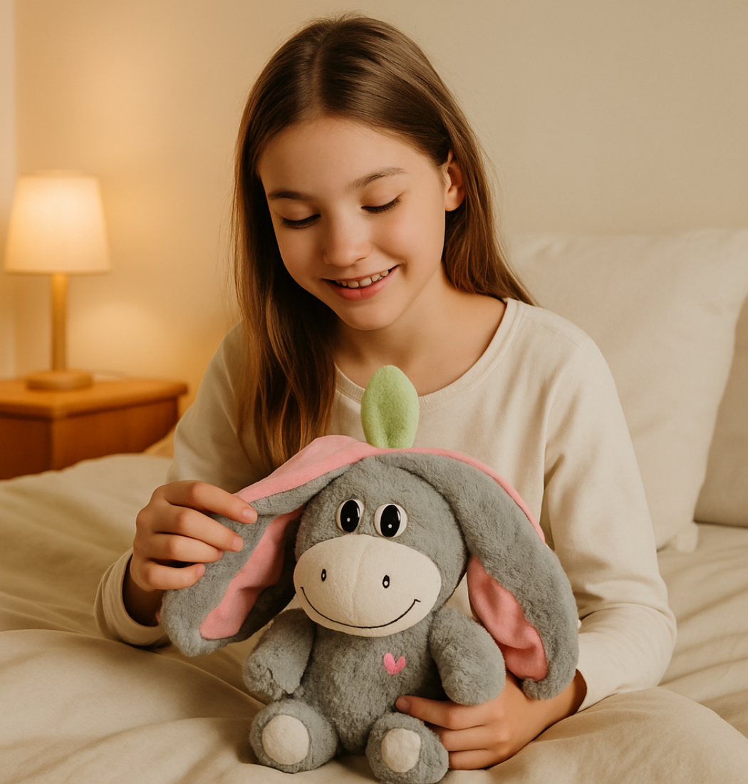 Breezy | Grey Rabbit Breathing Plush