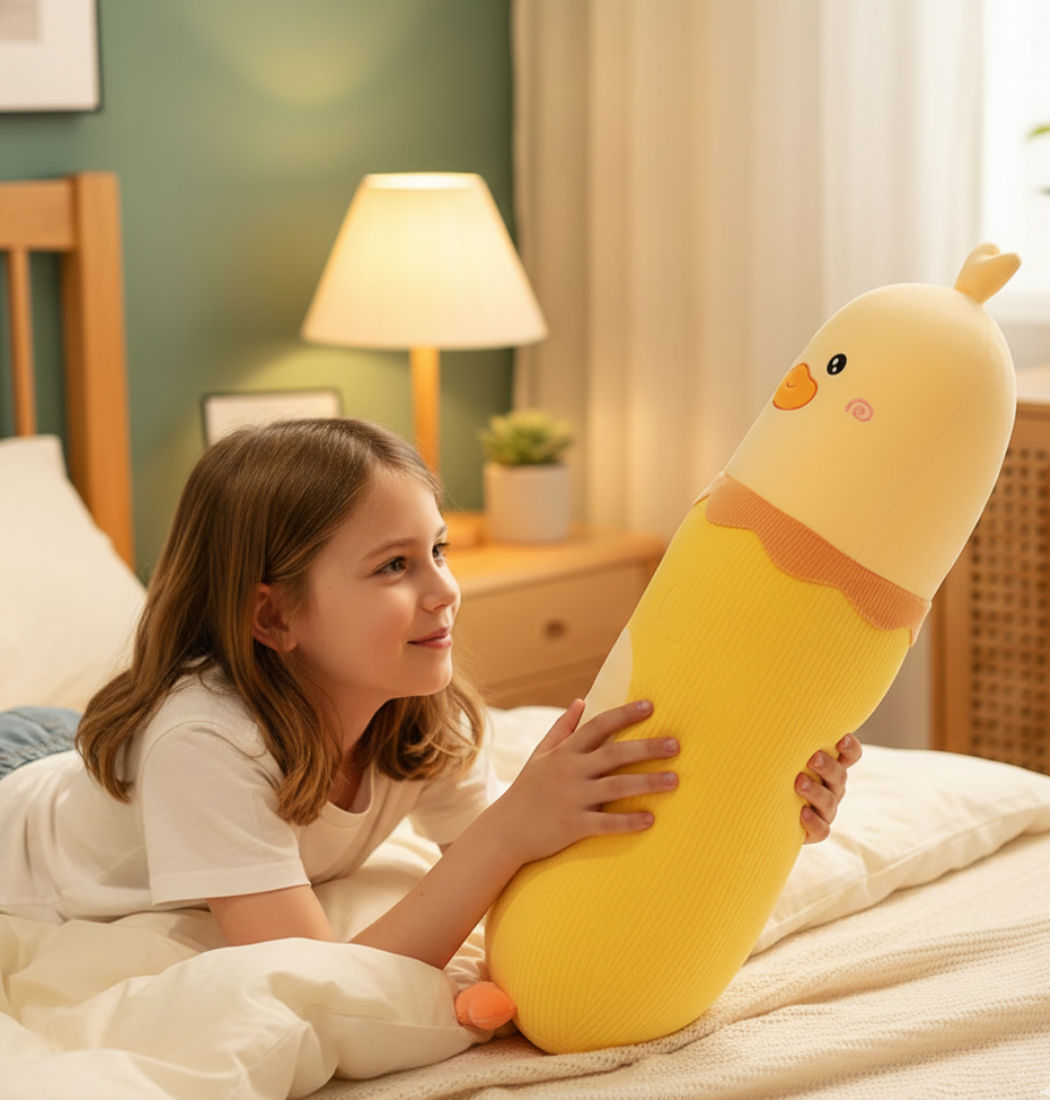 Wubbly | Yellow Plush Pillow