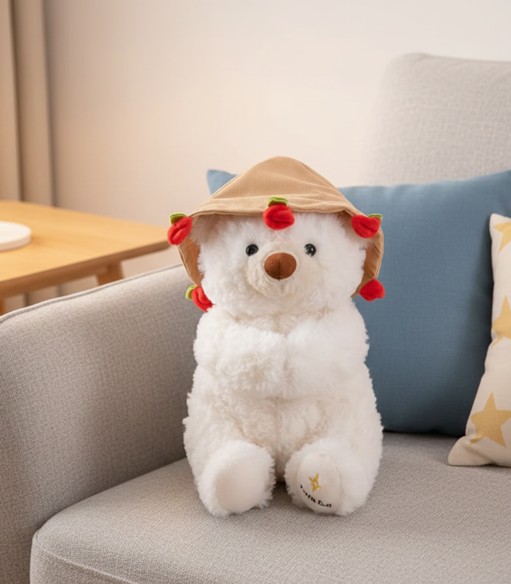 Huggo | White Angel Teddy Bear