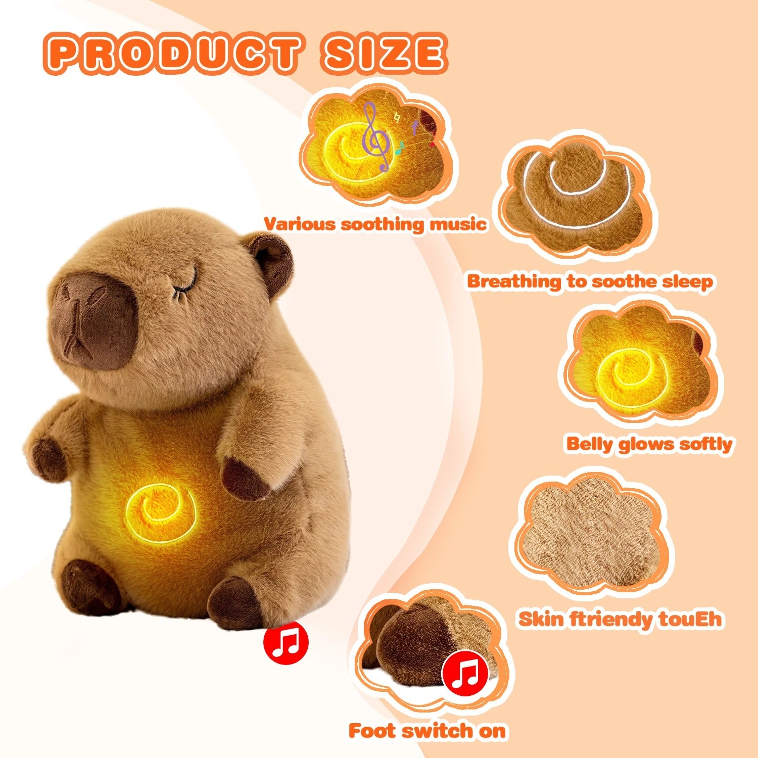 Barry | Capybara Breathing Plush