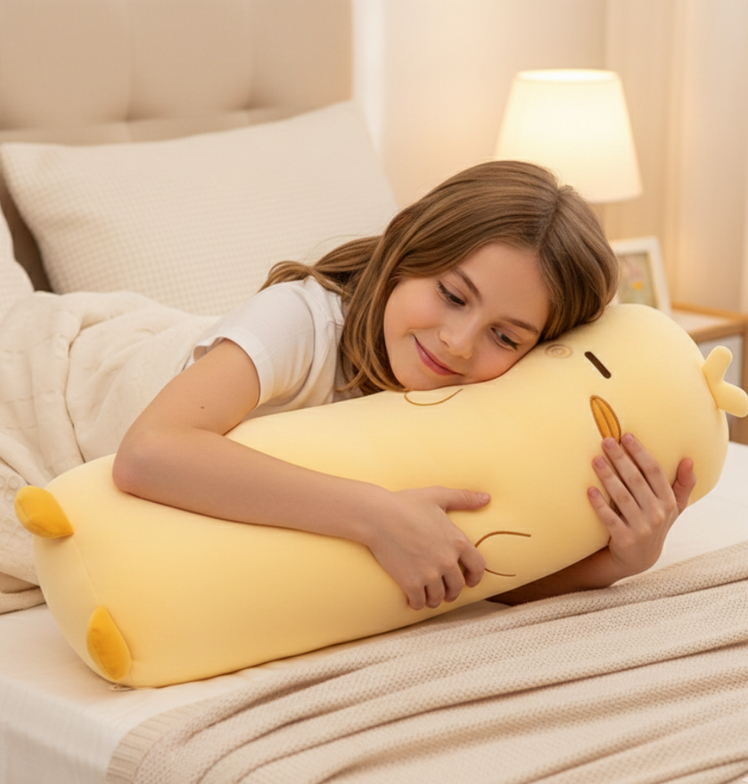 Fuzzy Wuzzy | Duck Plush Pillow